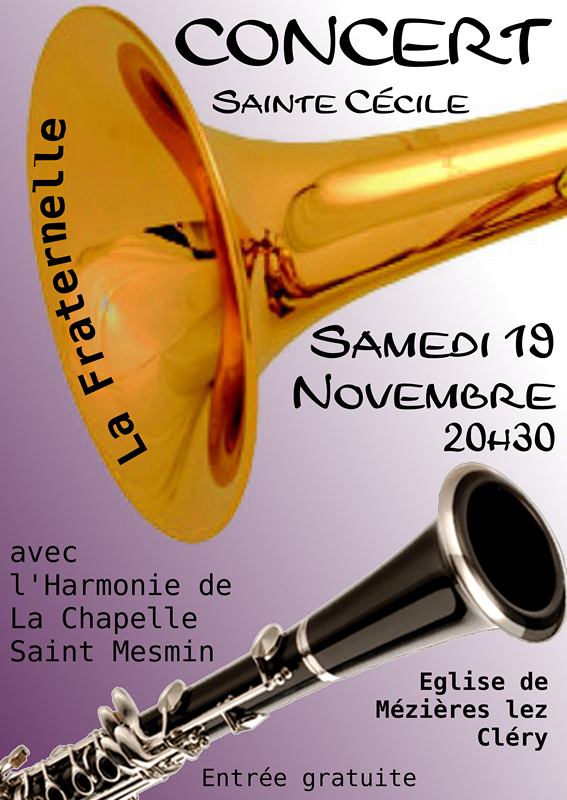 Affiche Concert Ste Cecile 2016